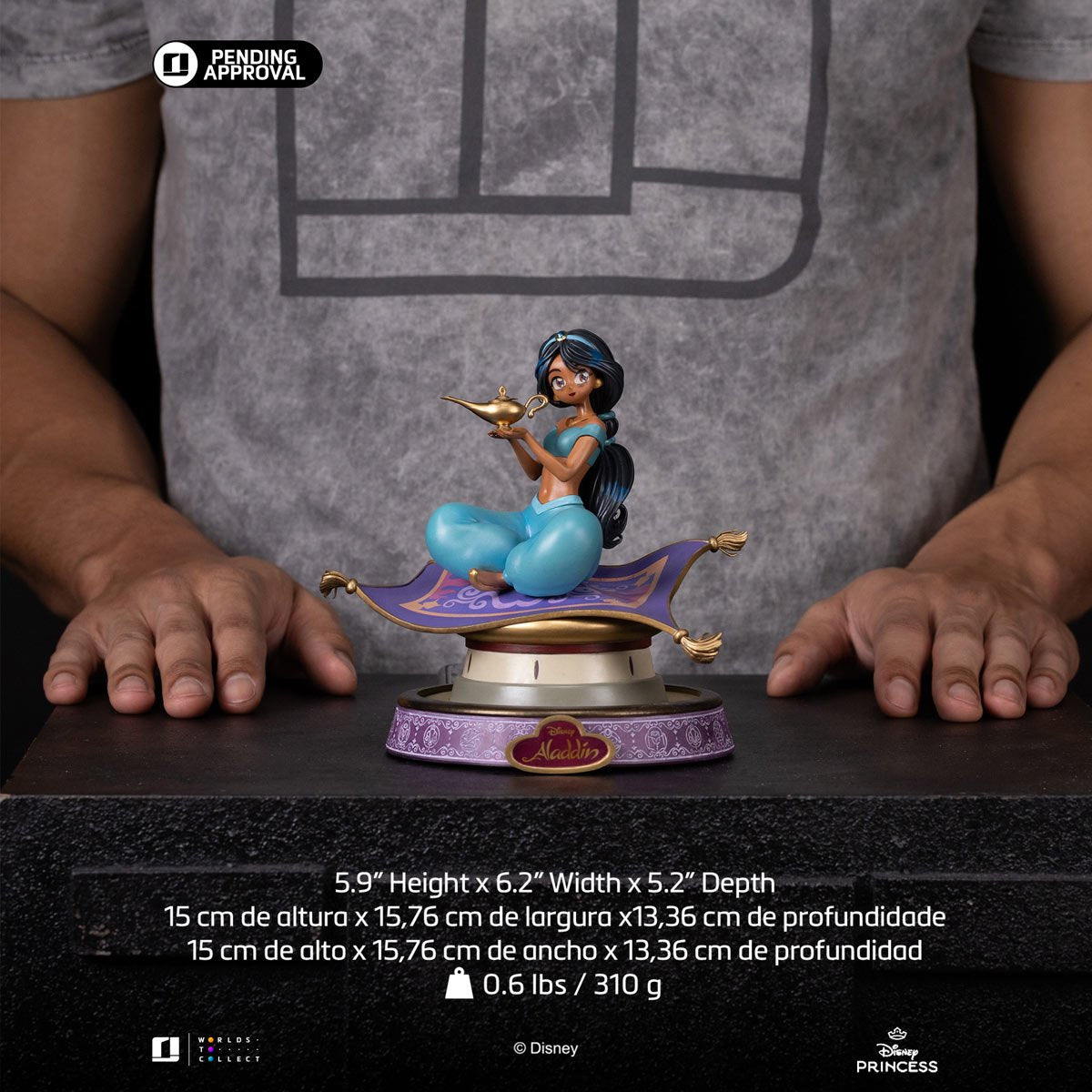 Aladdin Jasmine Anime Princess PVC Statue