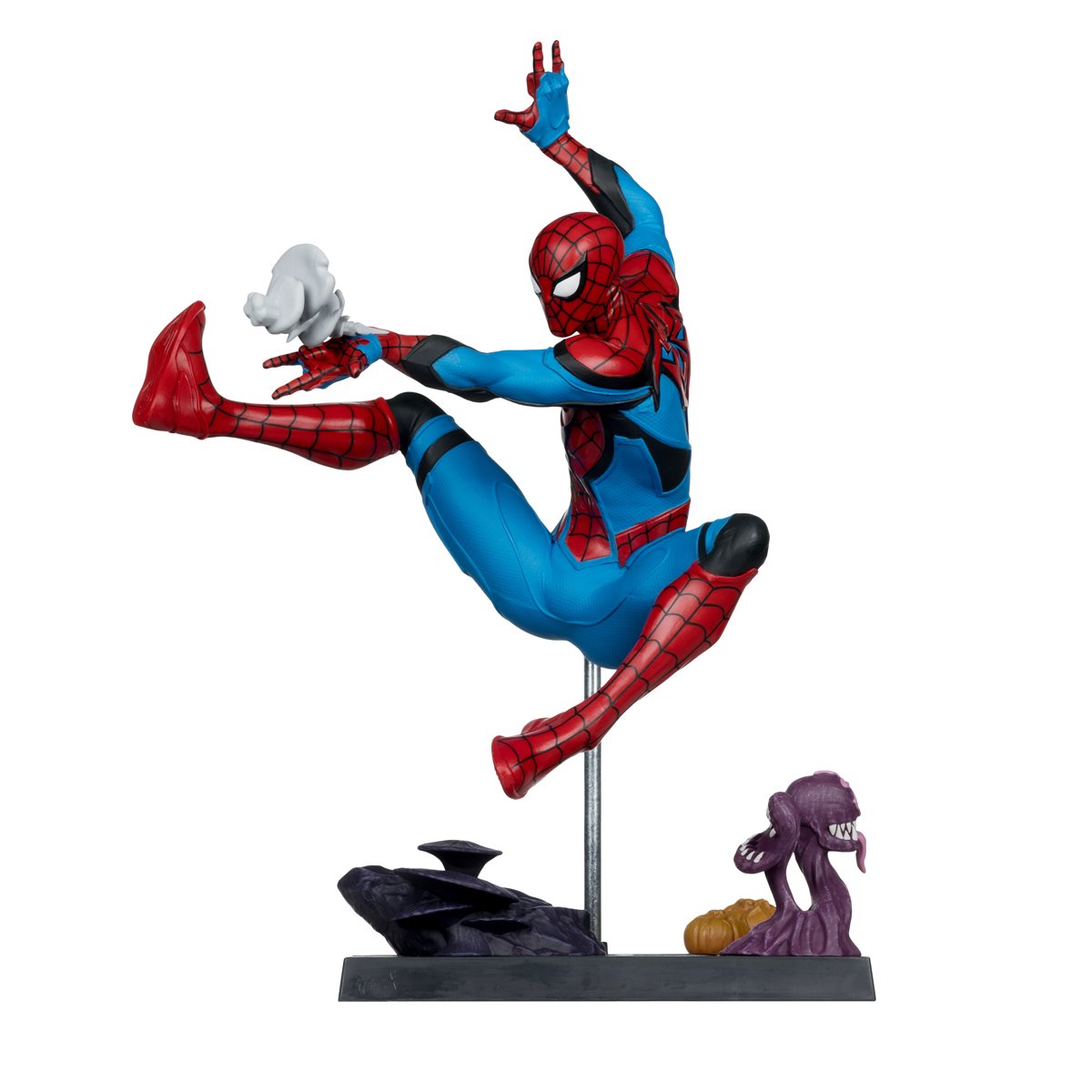 Marvel Rivals Wave 2 Spider-Man 1:6 Scale Posed Figure with Scene and Comic