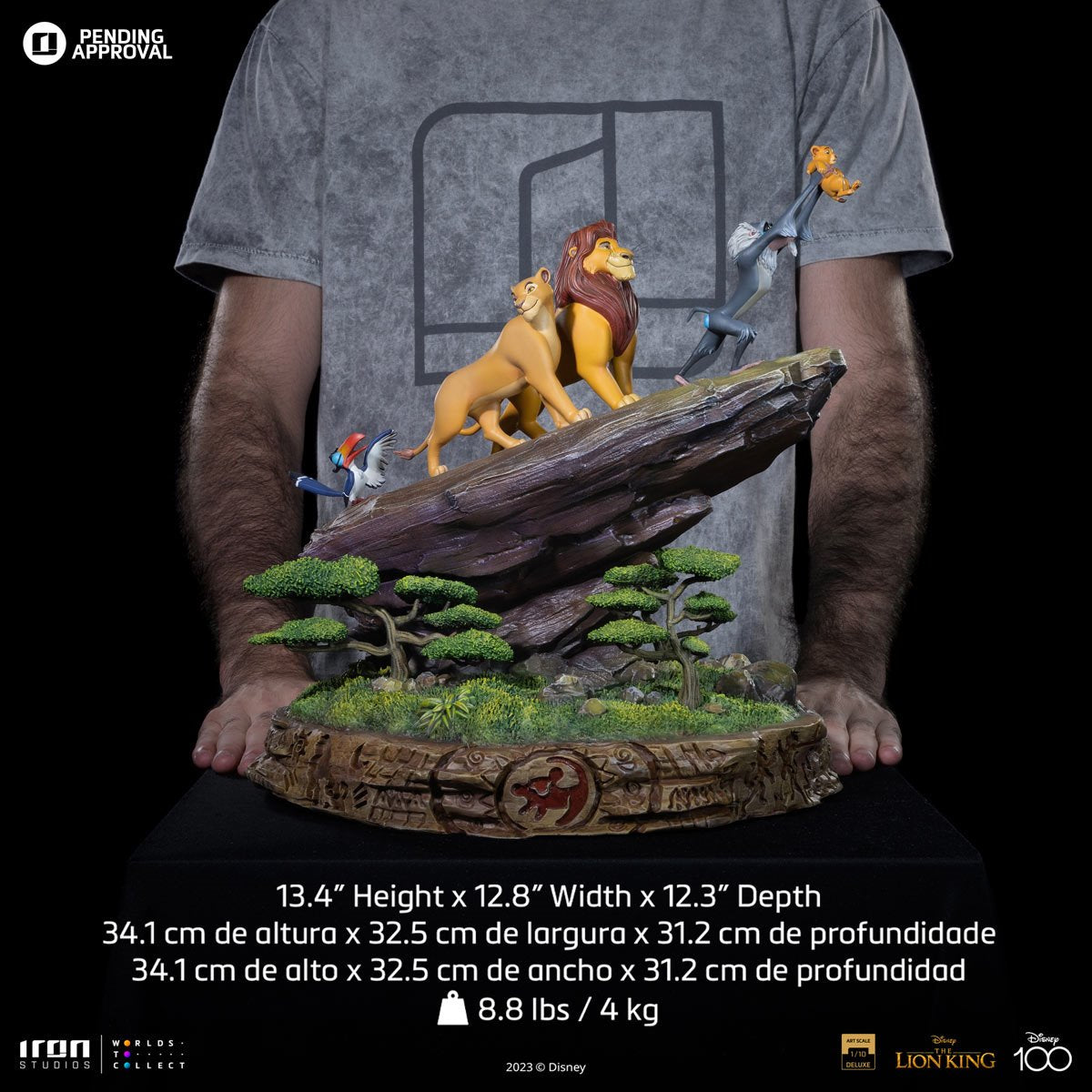 The Lion King Deluxe 1:10 Art Scale Limited Edition Statue