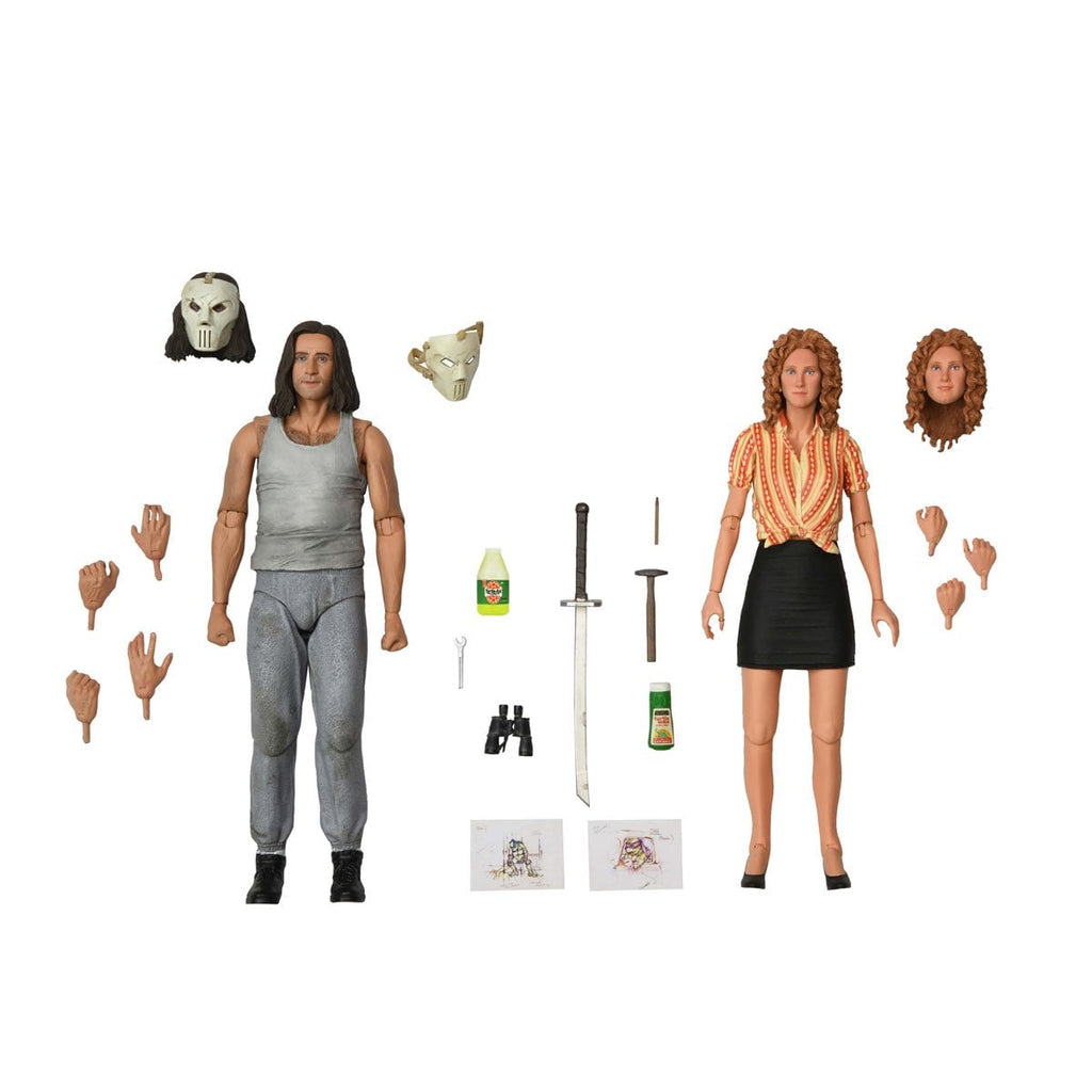 Teenage Mutant Ninja Turtles (1990 Movie) April O'Neil & Casey Jones Farm 7-Inch Scale Action Figure 2-Pack