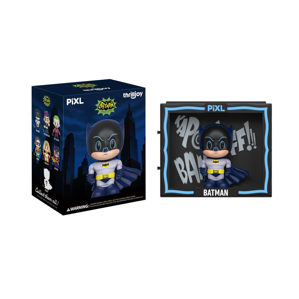 Batman 66 Blind Box PIXL Mini-Figure Display Case of 6