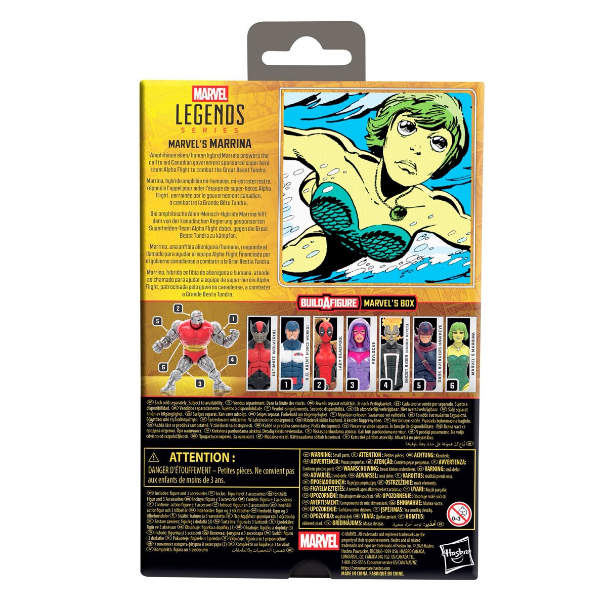 Marvel Legends Series Marvel's Marrina 6-Inch Action Figure