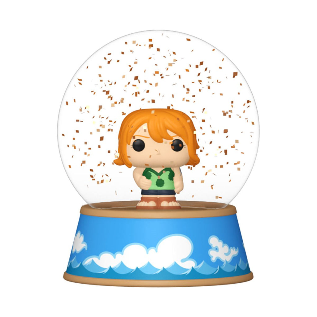 One Piece Mini Glitter Globe Display Case of 12