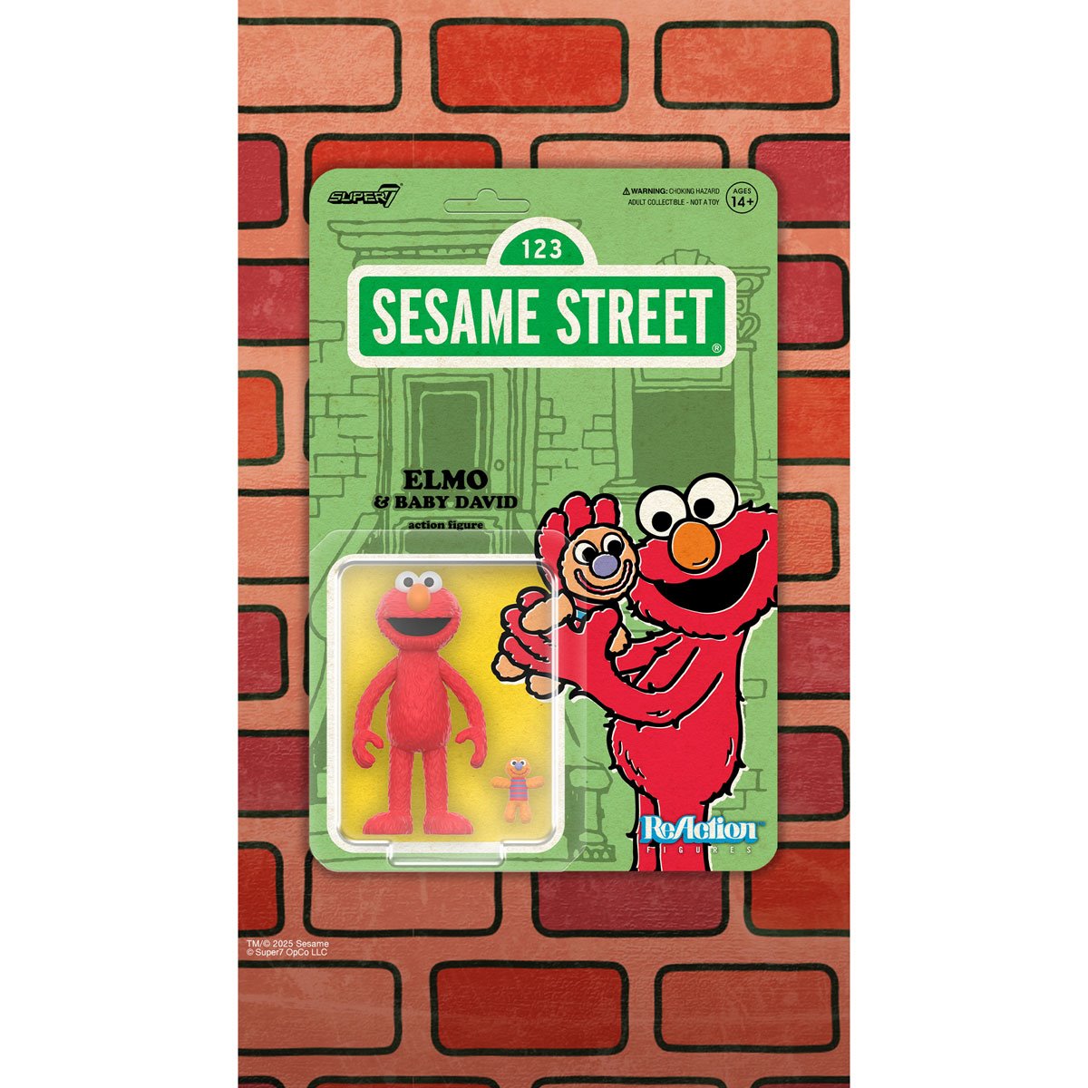 Sesame Street Elmo 3 3/4-Inch ReAction Figure