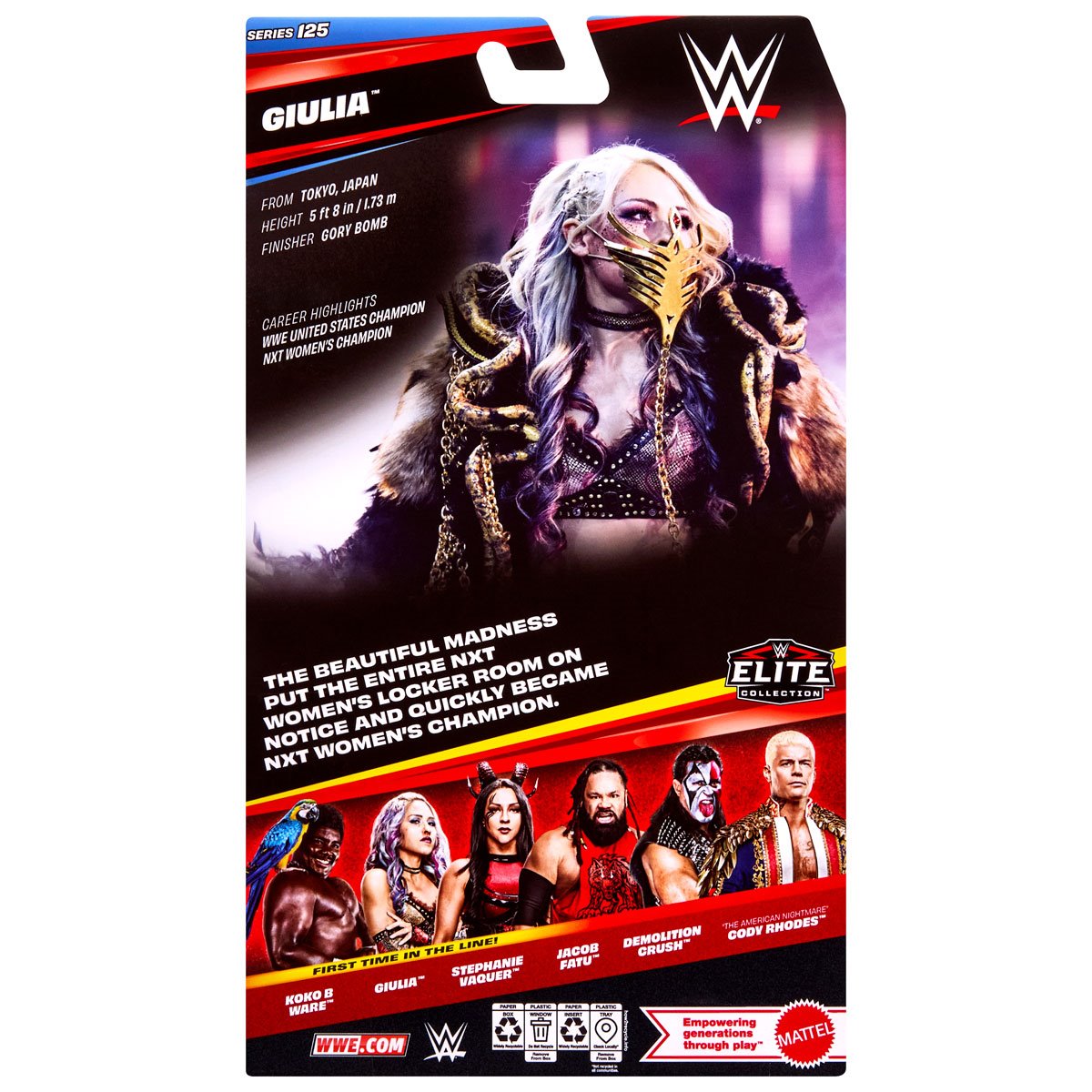 WWE NXT  Elite Collection Series 125 Giulia Action Figure