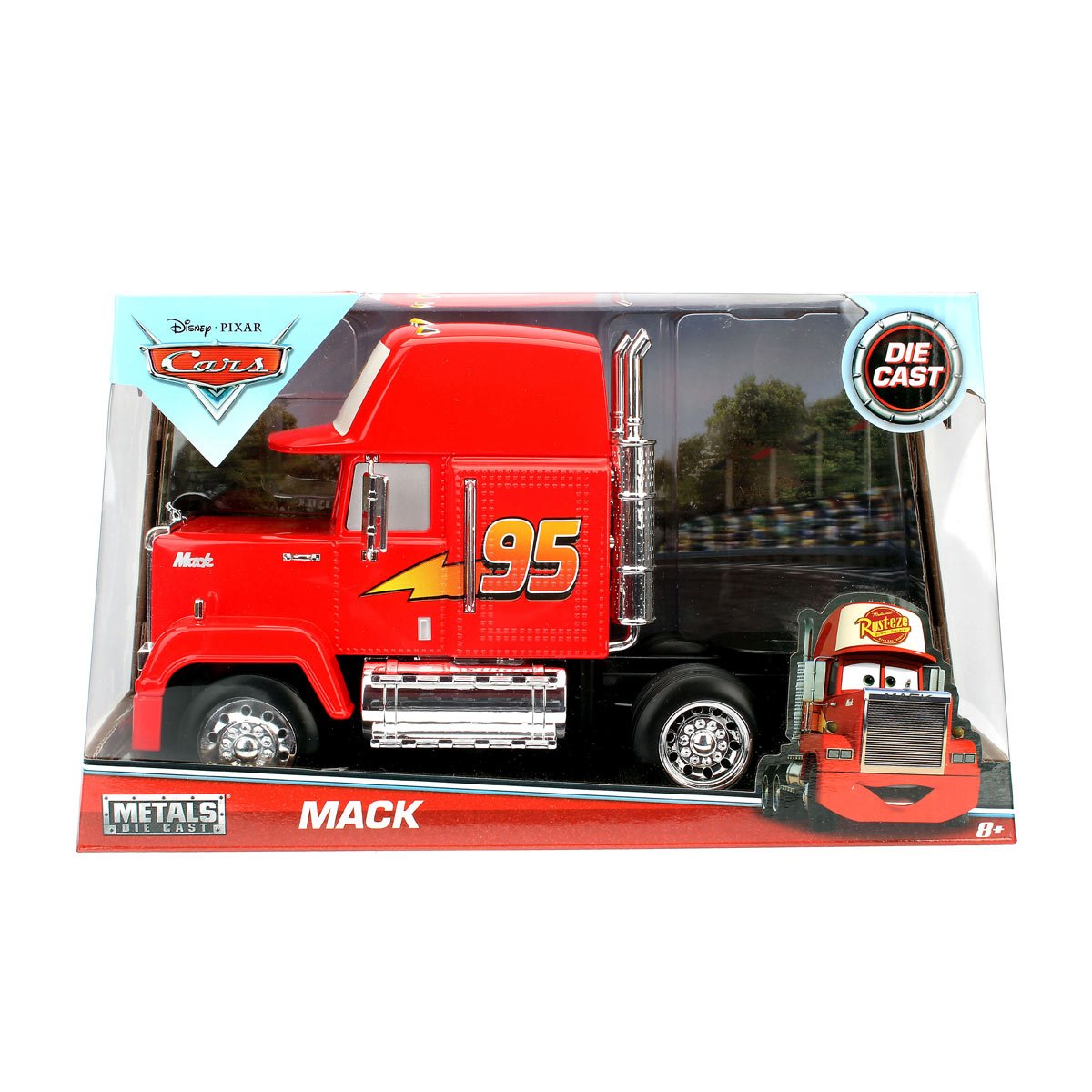 Disney Pixar Cars Mack Truck 1:24 Scale Die-Cast Metal Vehicle