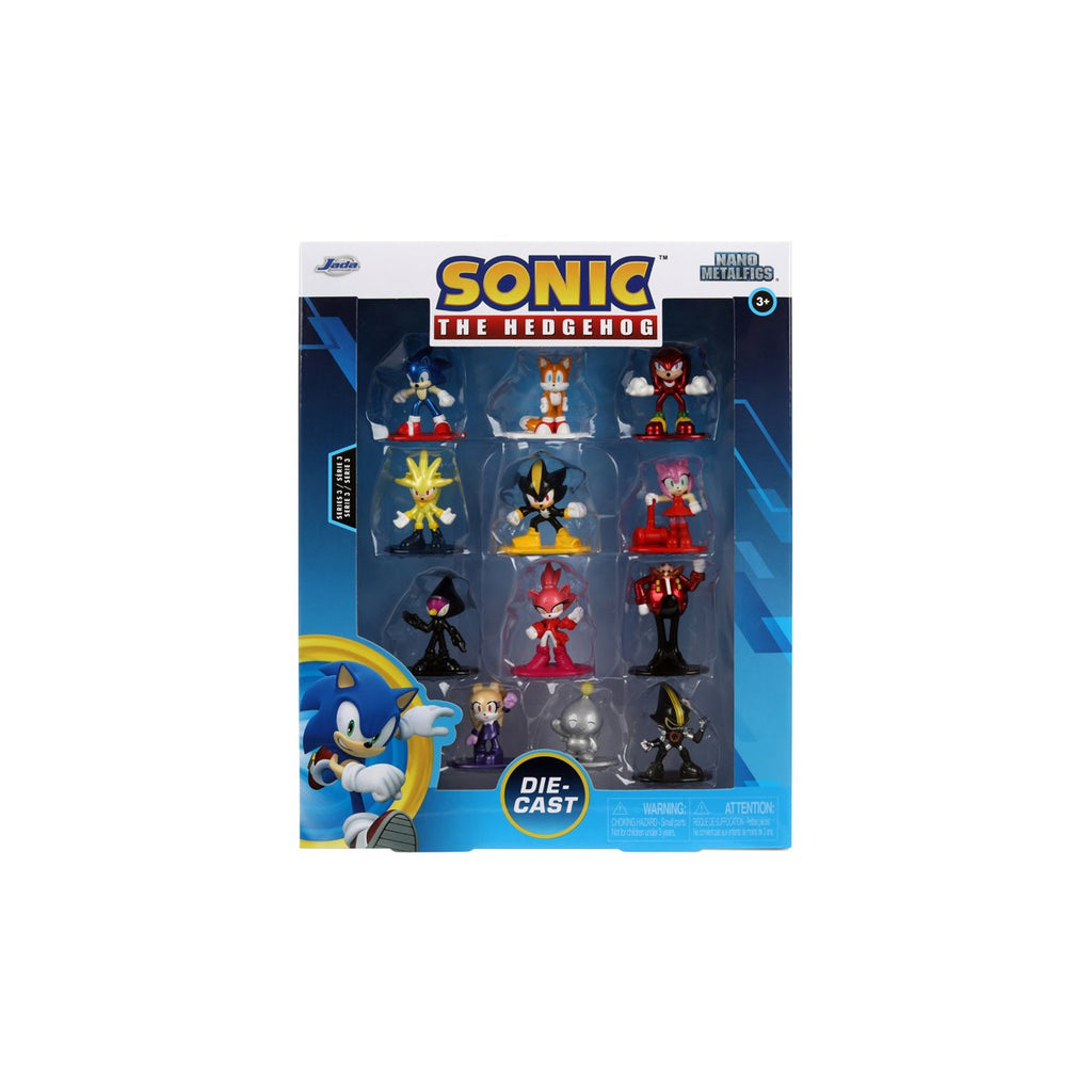 Sonic the Hedgehog Wave 3 Nano MetalFigs Die-Cast Metal Mini-Figure 12-Pack