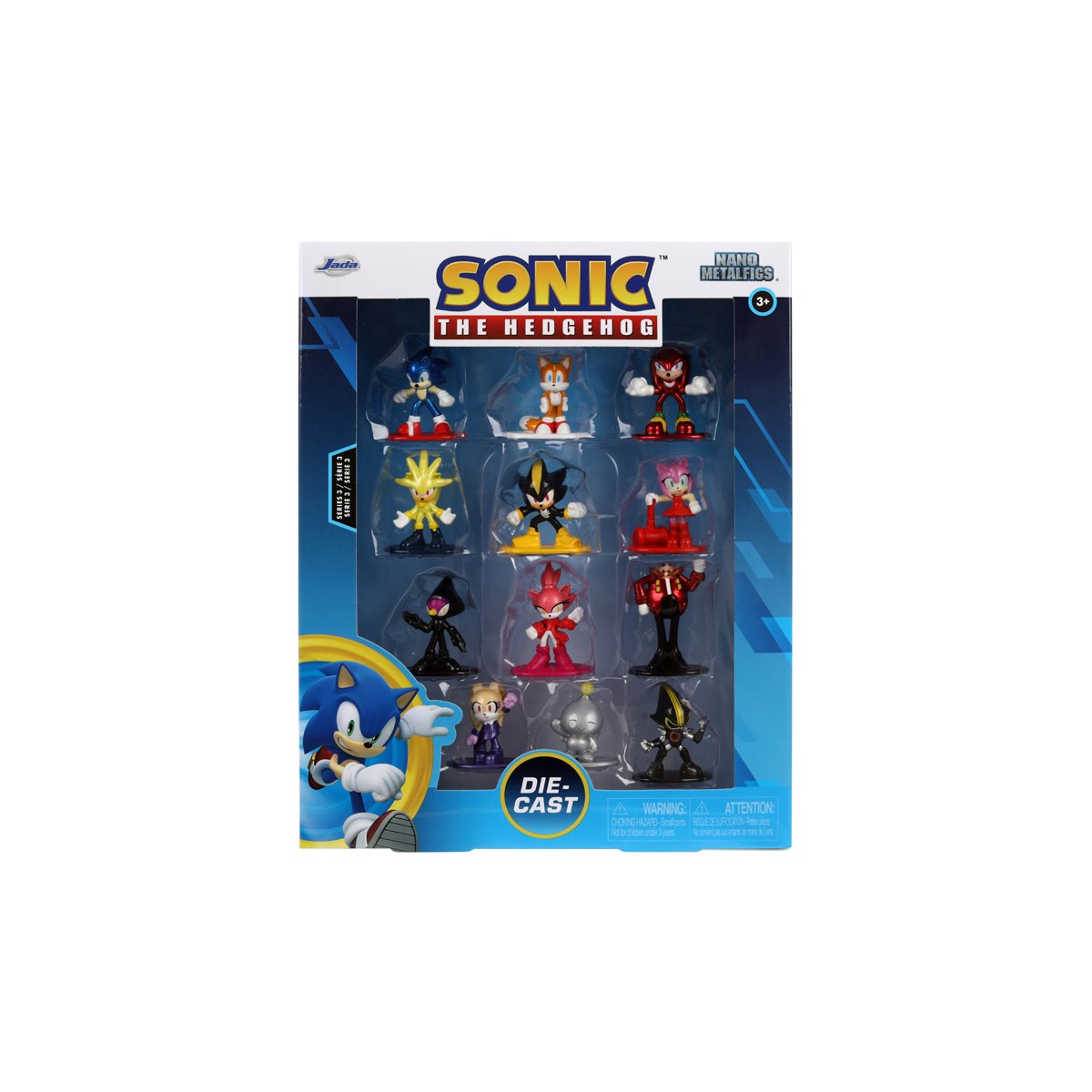Sonic the Hedgehog Wave 3 Nano MetalFigs Die-Cast Metal Mini-Figure 12-Pack