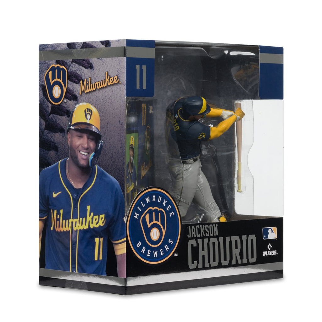 MLB SportsPicks Milwaukee Brewers Jackson Chourio 7-Inch Posed Figure