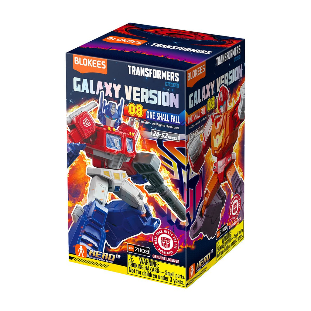 Transformers Galaxy Version Wave 8 One Shall Fall Mini Model Kit Display Case of 9