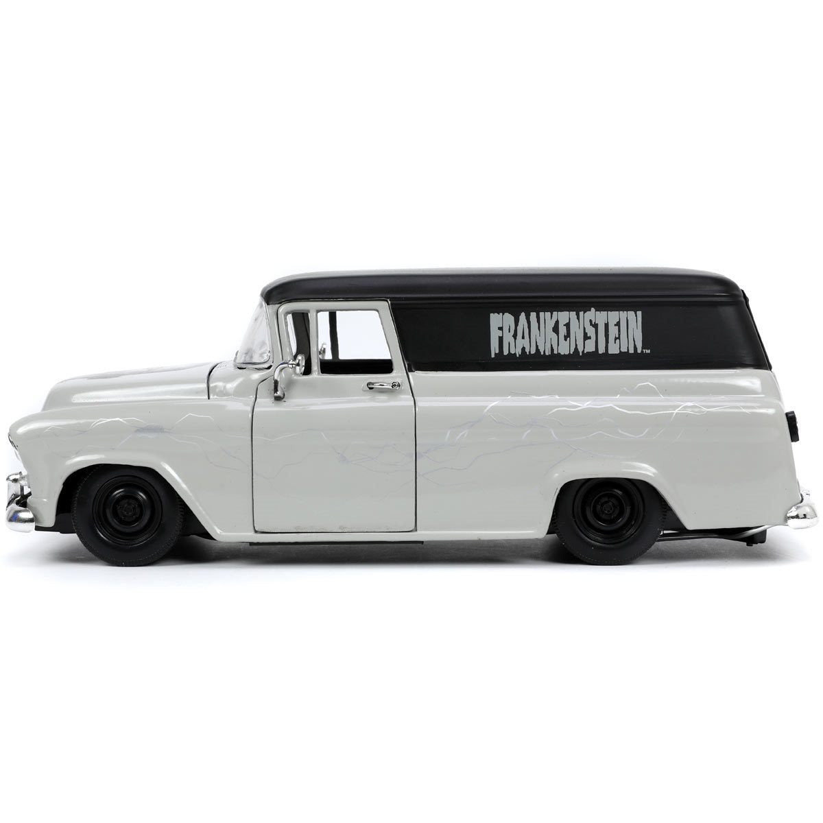 Hollywood Rides Universal Monsters Frankenstein 1957 Chevy Suburban 1:24 Scale Die-Cast Metal Vehicle with Figure