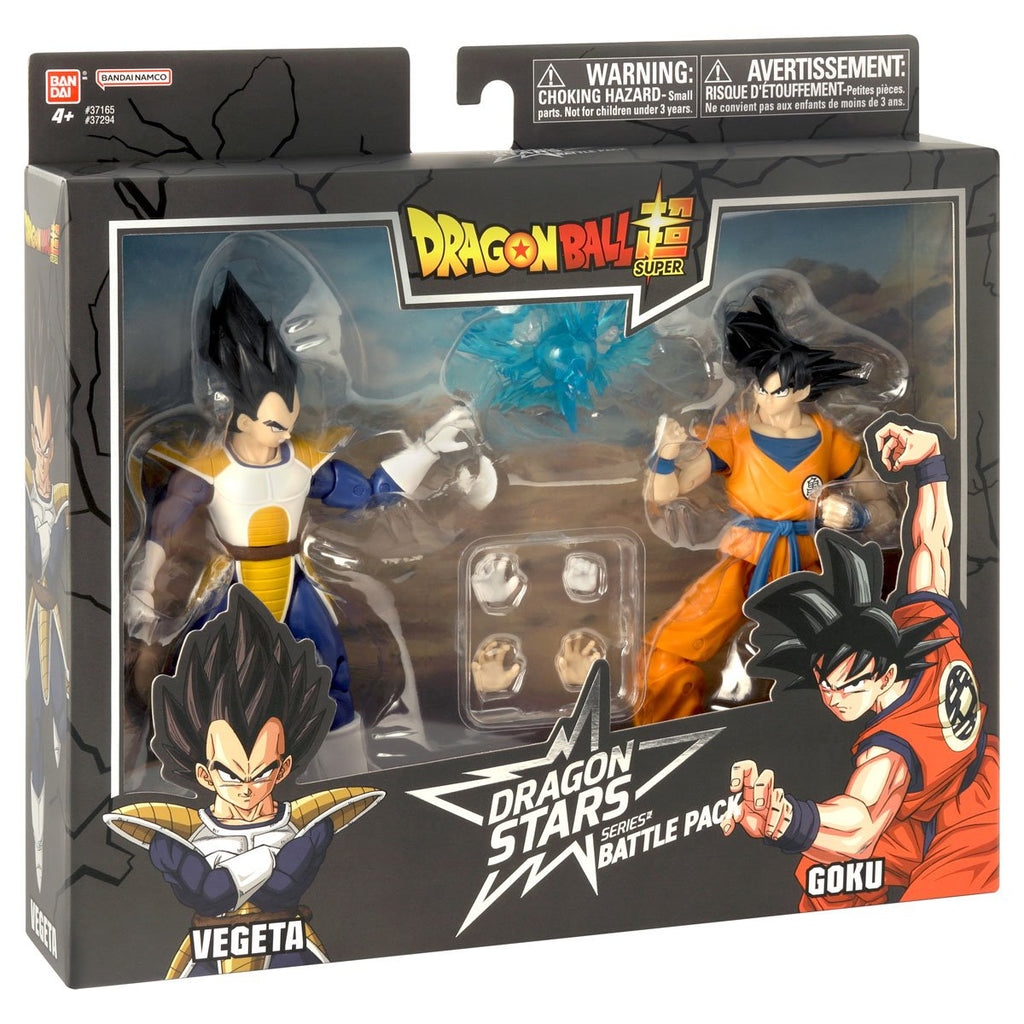 Dragon Ball Dragon Stars Series Battle Pack Vegeta vs Goku Action Figure 2-Pack