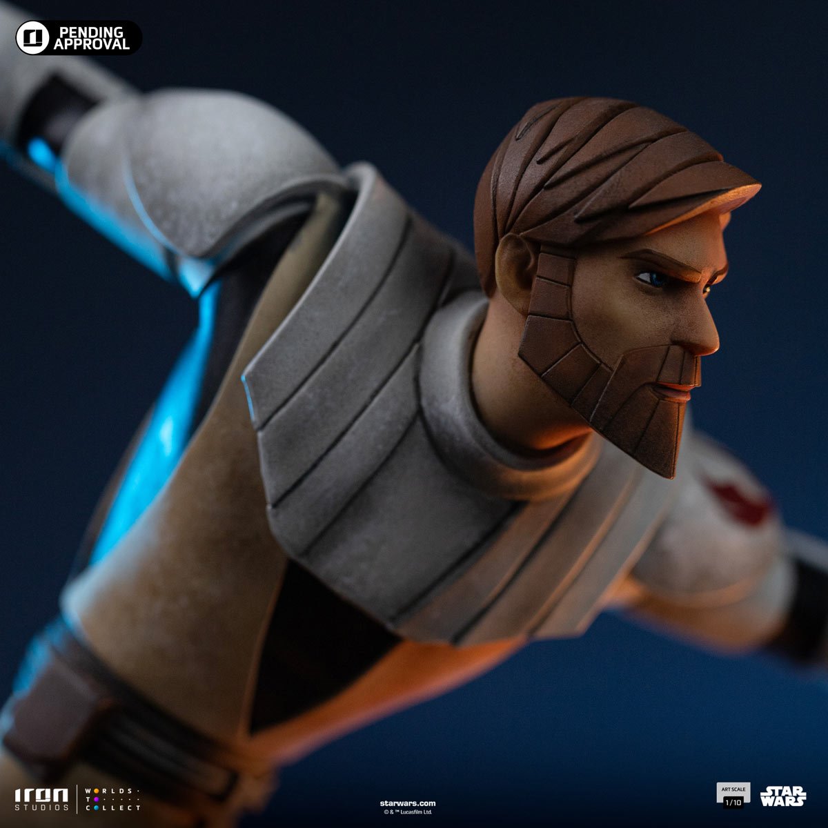 Star Wars: The Clone Wars Obi-Wan Kenobi 1:10 Art Scale Limited Edition Statue