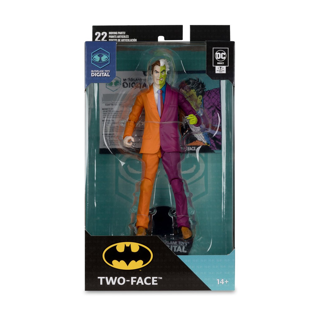 DC Direct Wave 4 Two-Face The Silver Age 7-Inch Scale Action Figure with McFarlane Toys Digital Collectible