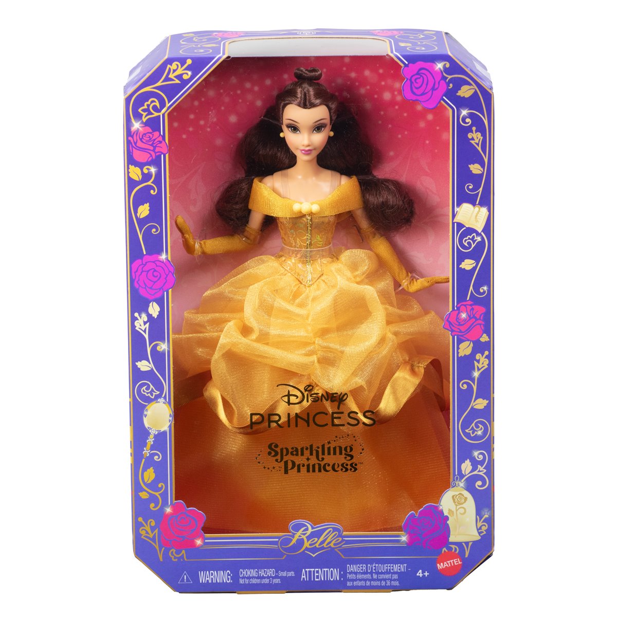 Disney Princess Sparkling Princess Belle Fashion Doll
