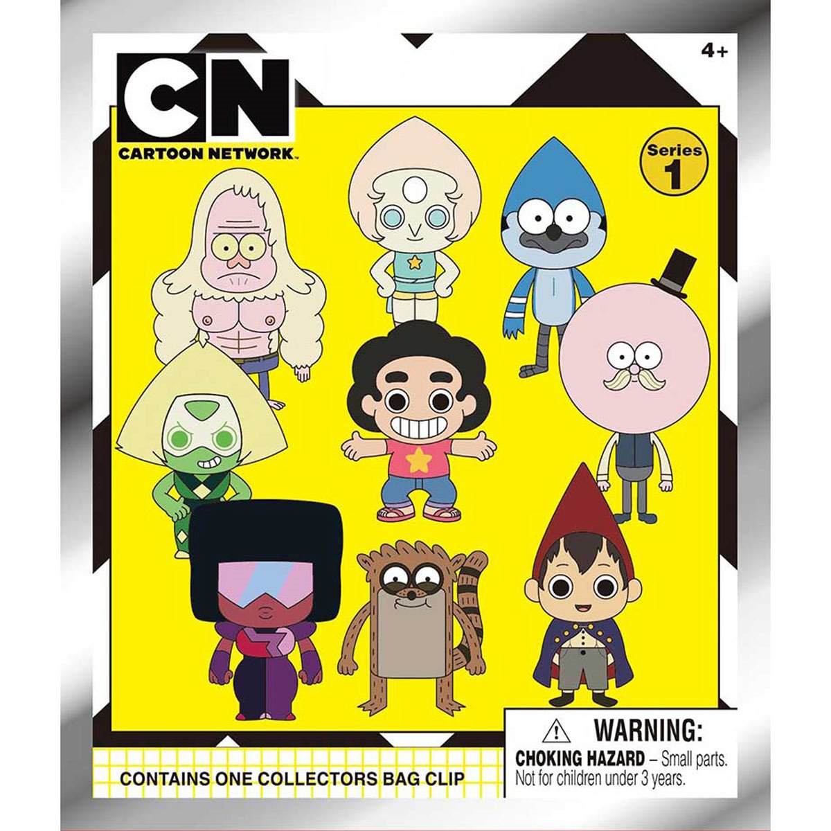 Cartoon Network 3D Foam Bag Clip Random 6-Pack