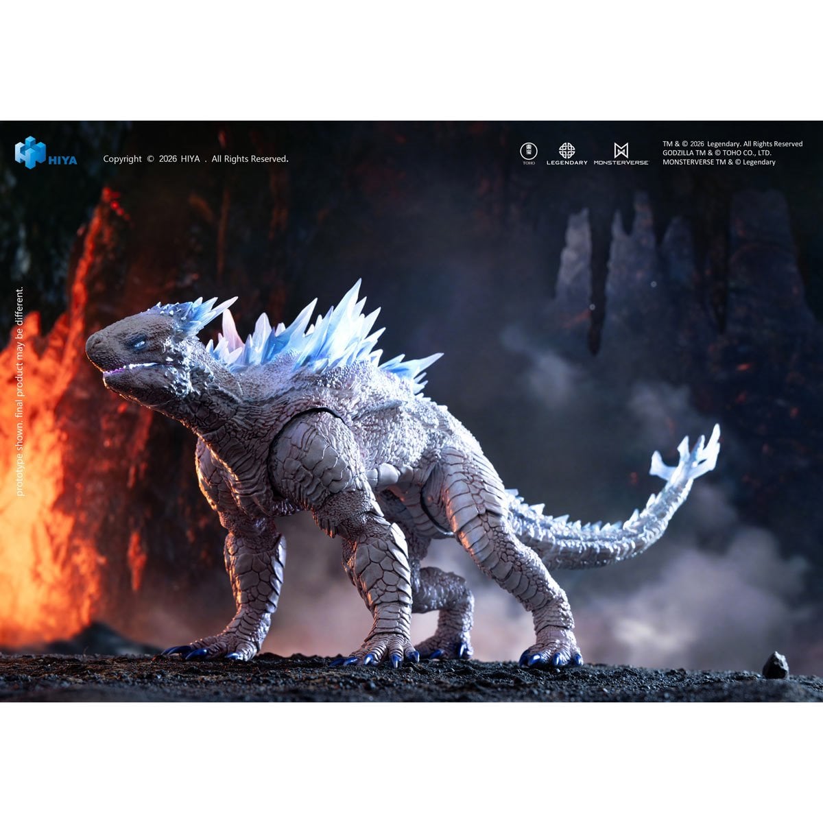 Godzilla x Kong: The New Empire Shimo Frost Bite Blast Exquisite Basic Plus Series None Scale 7-Inch Action Figure
