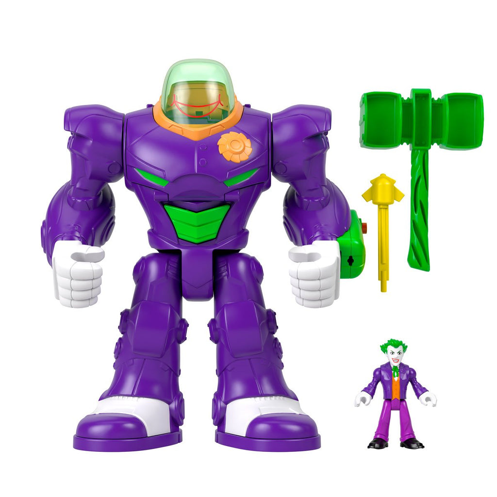 DC Super Friends Imaginext Joker Hammer Mech Action Figure