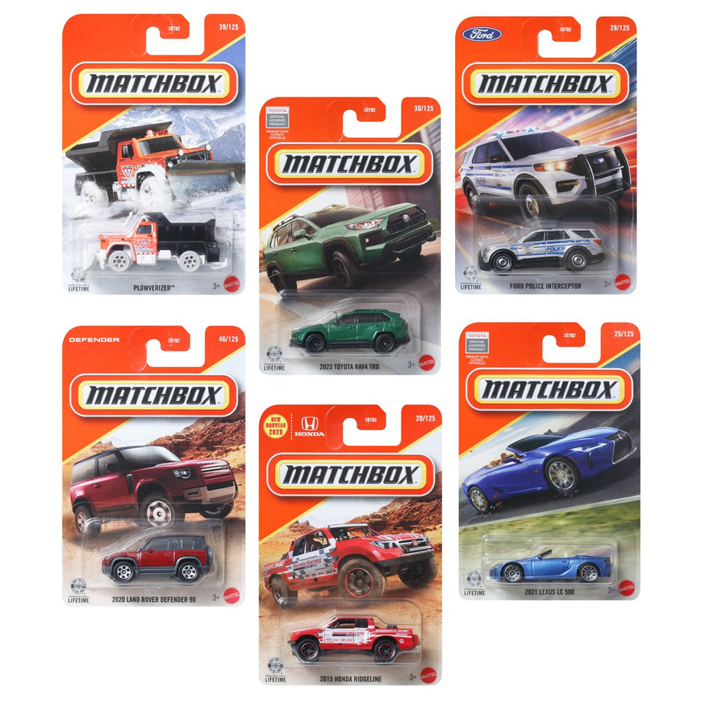 Matchbox Car Collection 2026 Mix 4 Vehicles Case of 24