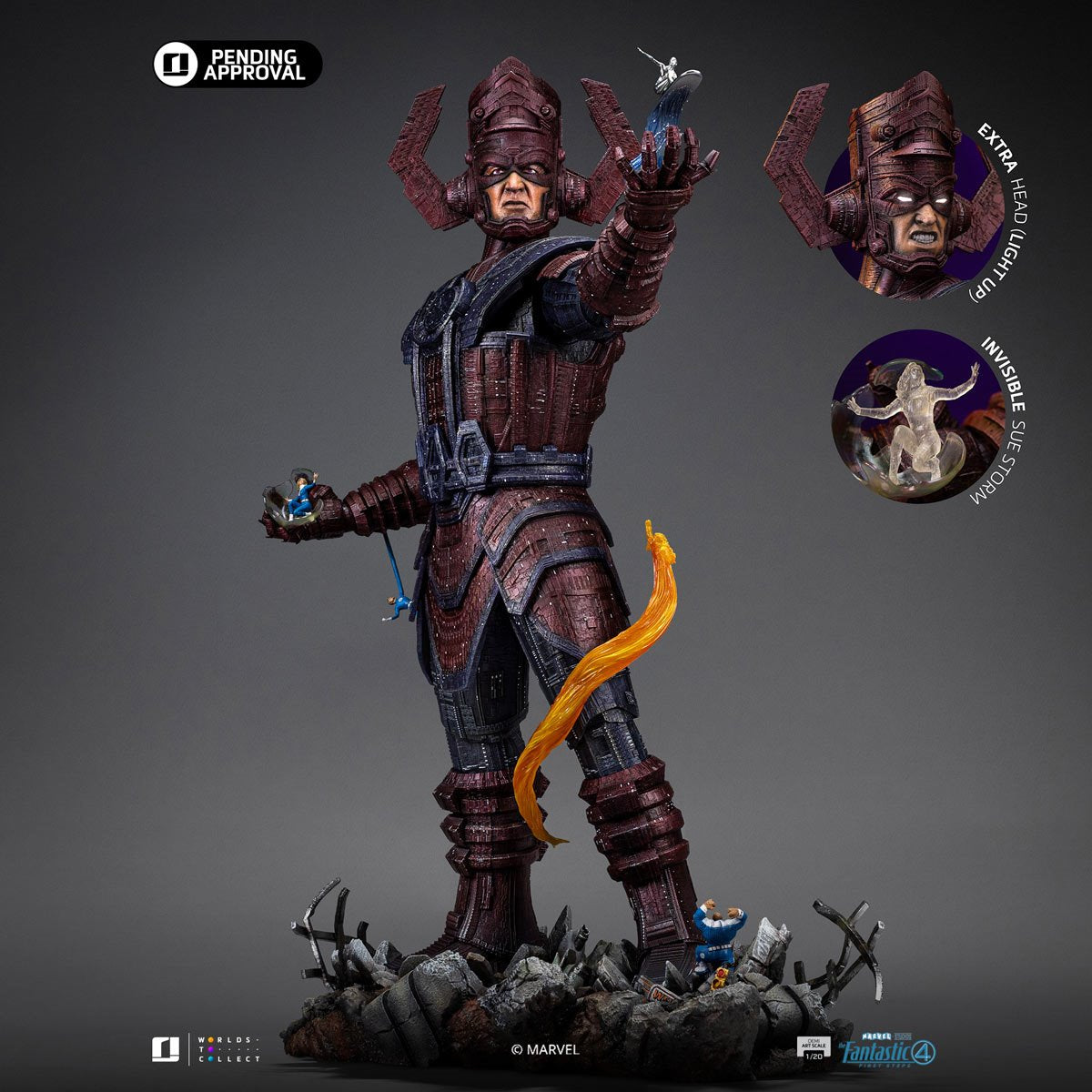 Fantastic Four Galactus 1:20 Diorama Deluxe Demi Art Scale Limited Edition Statue