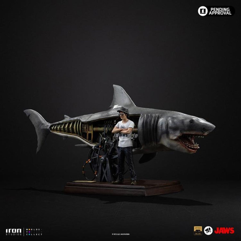 Jaws 50th Anniversary Steven Spielberg Deluxe 1:10 Art Scale Limited Edition Statue