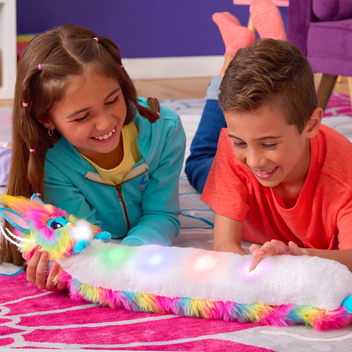 Furby DJ Furby Interactive Rainbow Electronic Plush Toy