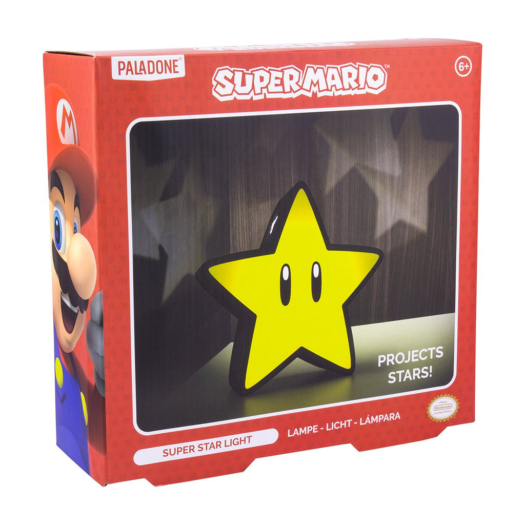 Super Mario Super Star Projection Light Lamp