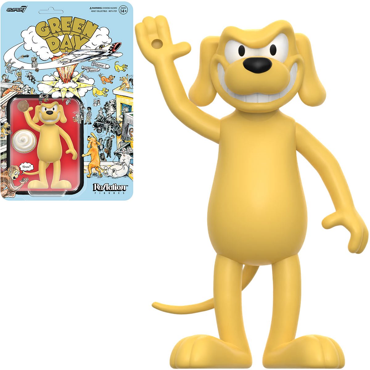 Green Day 3 3/4-Inch Dookie Dog ReAction Figure