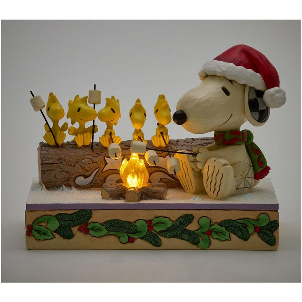 Peanuts Snoopy & Woodstock Roasting by Jim Shore Statue