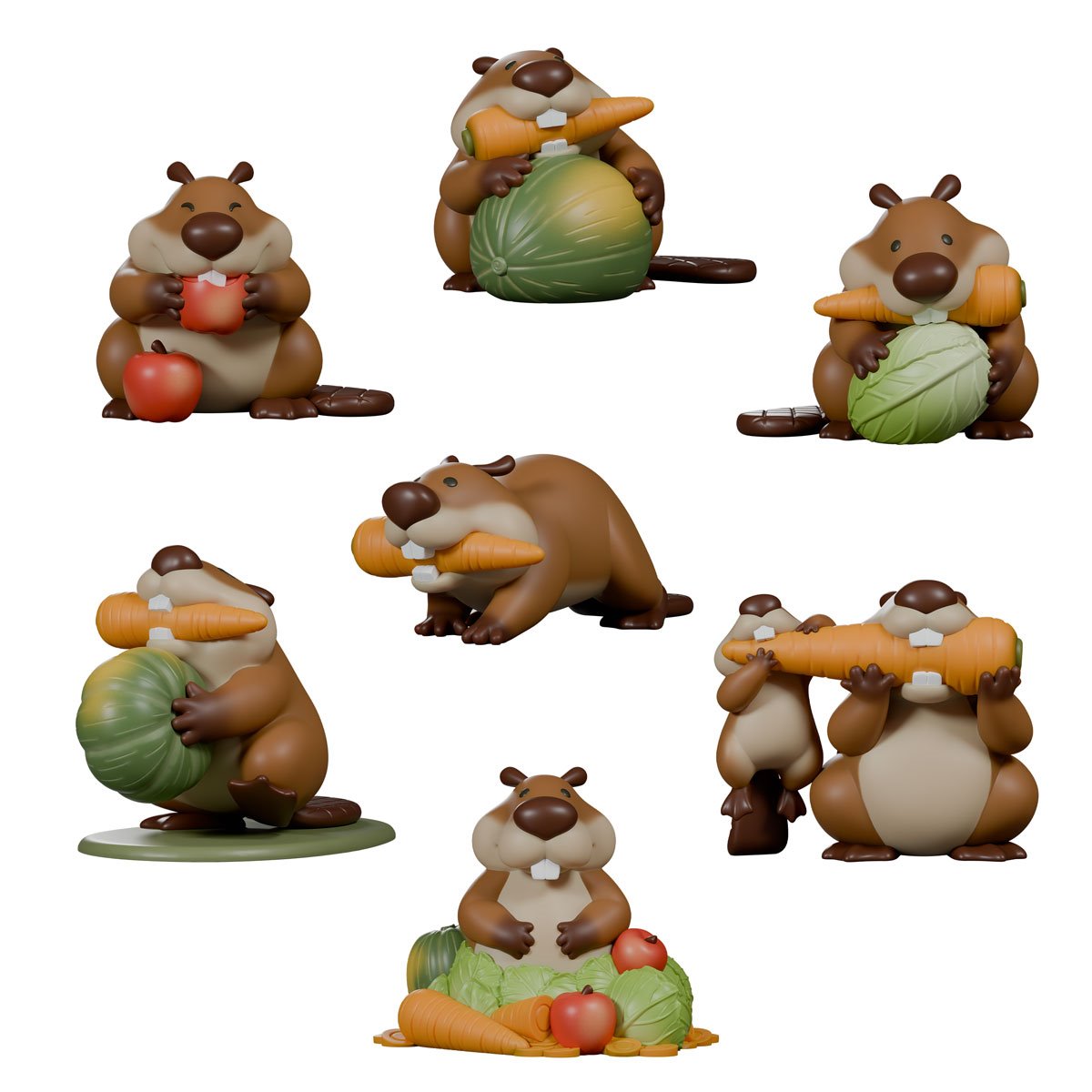 MisBEAVhaving Series 1 Blind-Box Mini-Figure Case of 6