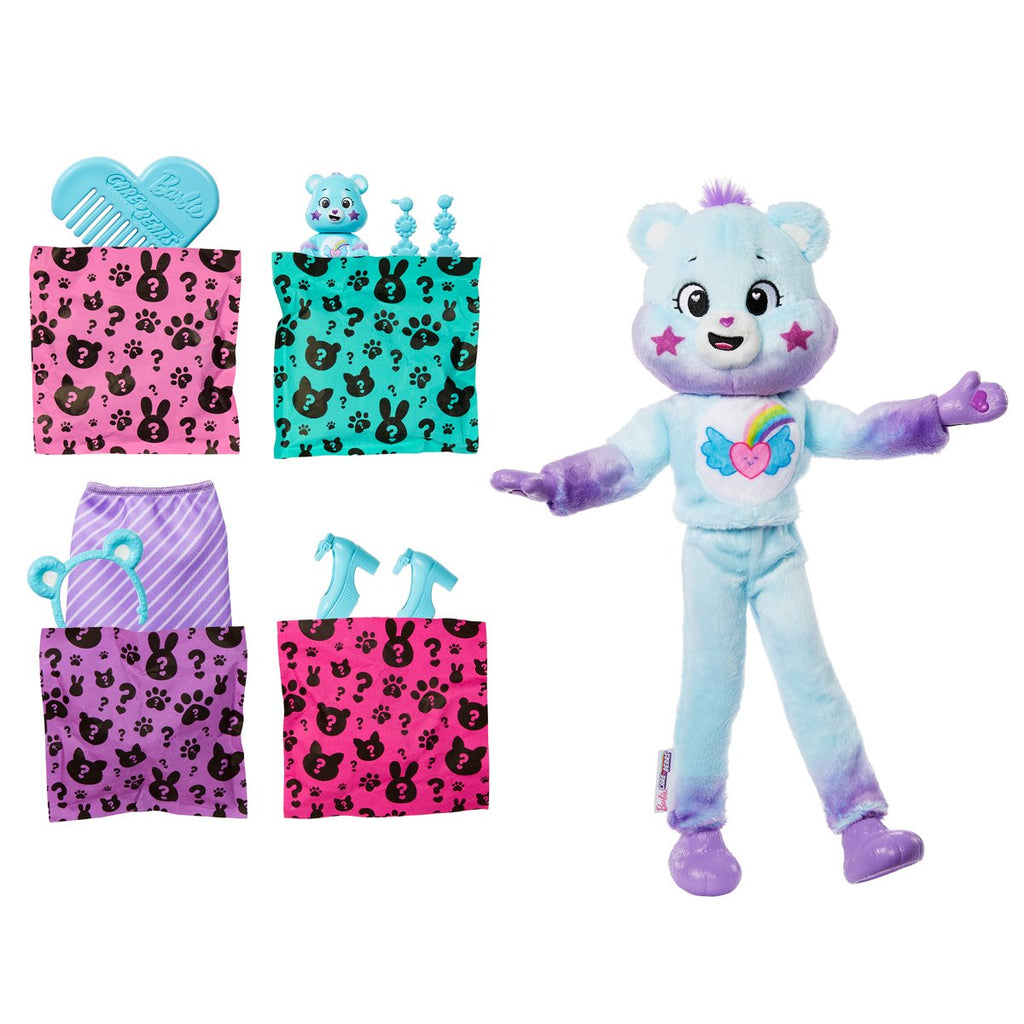 Barbie Care Bears Cutie Reveal Series 2 Doll Case of 3