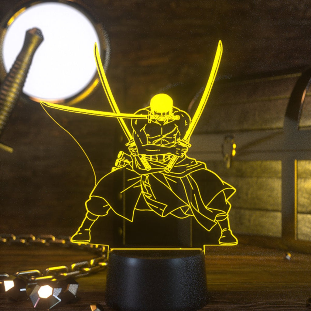 One Piece Zoro Otaku Lamp