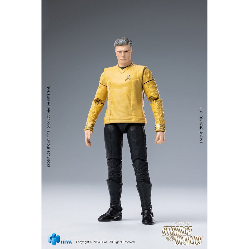 Star Trek: Strange New Worlds Captain Christopher Pike Exquisite Mini Series 1:18 Scale Action Figure