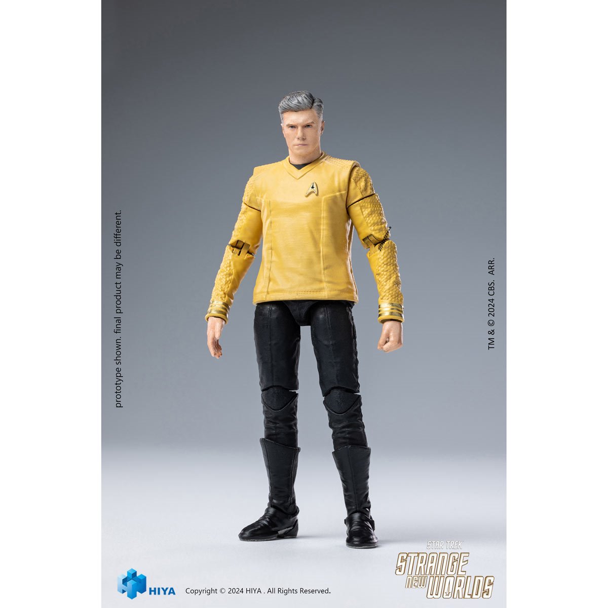 Star Trek: Strange New Worlds Captain Christopher Pike Exquisite Mini Series 1:18 Scale Action Figure