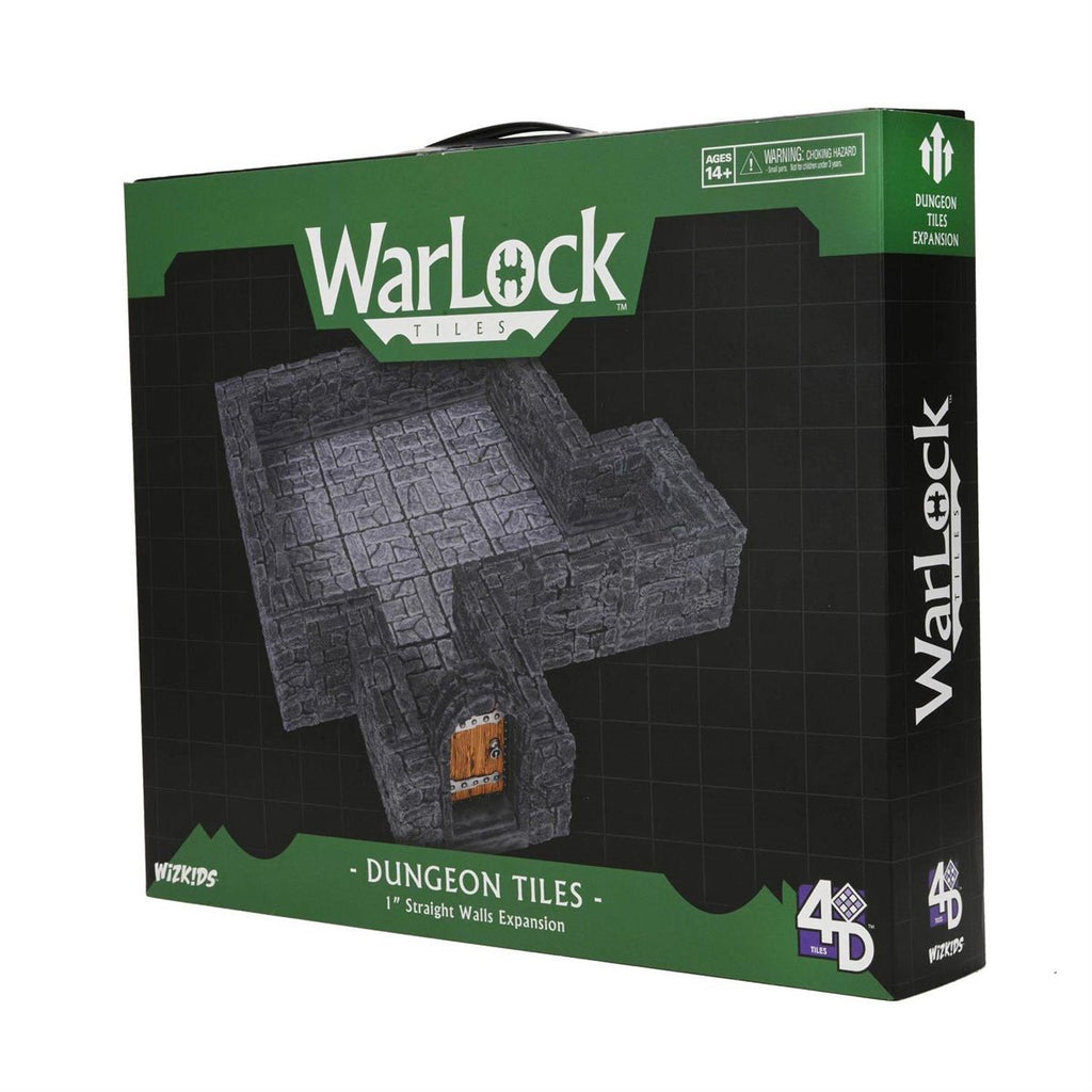WarLock Tiles Expansion Pack 1-Inch Dungeon Straight Walls Accessory Pack