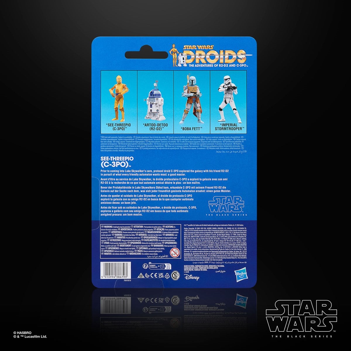 Star Wars: The Black Series Droids 6-Inch Action Figures Wave 1 Case of 6
