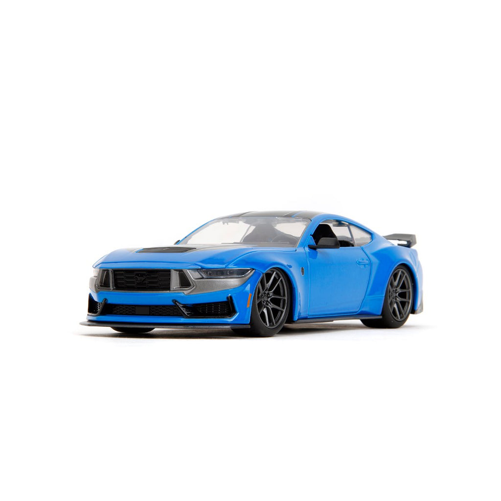 Bigtime Muscle 2024 Blue Ford Mustang Dark Horse 1:24 Scale Die-Cast Metal Vehicle