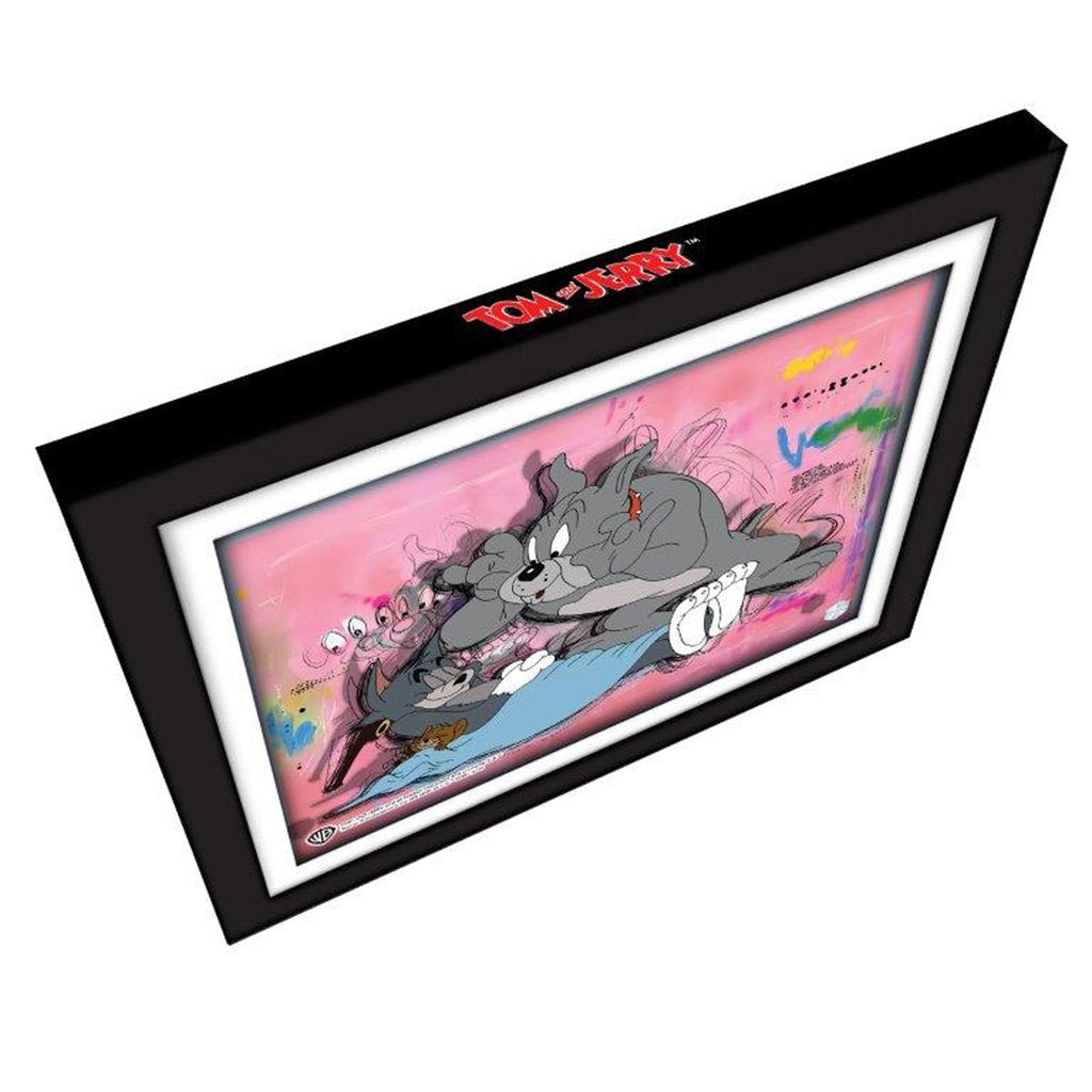 Tom and Jerry The Truce Hurts #1101 Animation Cel Artist Edition Framed Art Print