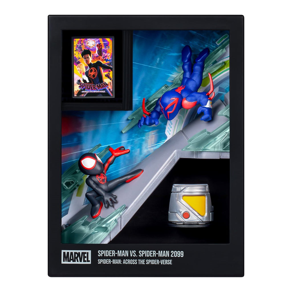 Marvel Spider-Man Vs Spider-Man 2099 Fandrop Figure Diorama