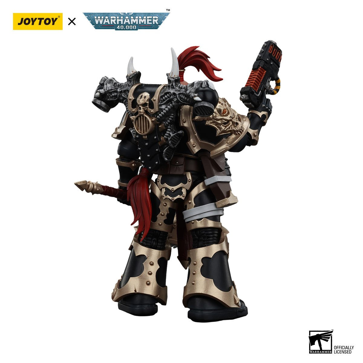 Joy Toy Warhammer 40,000 Chaos Space Marines Black Legion Chosen Power Axe 1:18 Scale Action Figure