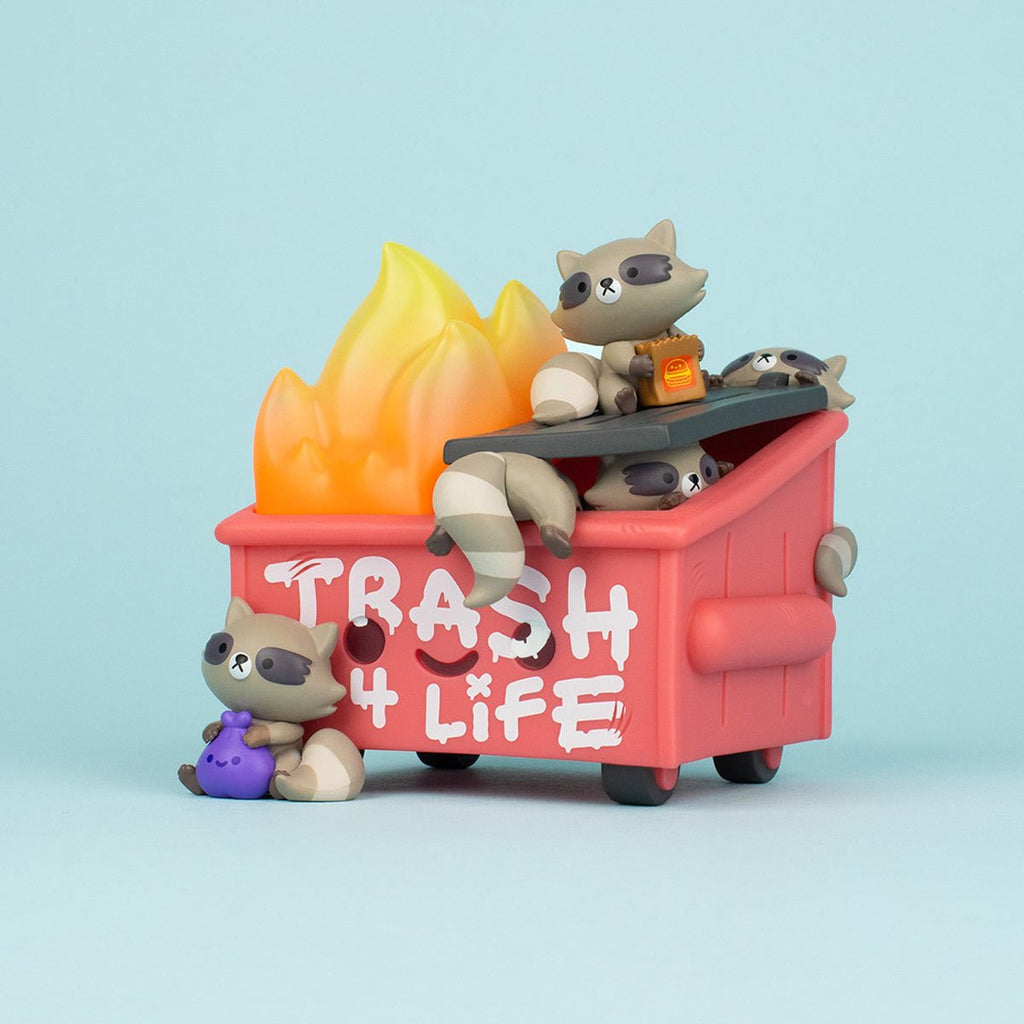 Dumpster Fire Trash Panda Vinyl Figure