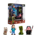 A Minecraft Movie Wave 1 MetalFigs 2 1/2-Inch Die-Cast Metal Mini-Figure 4-Pack