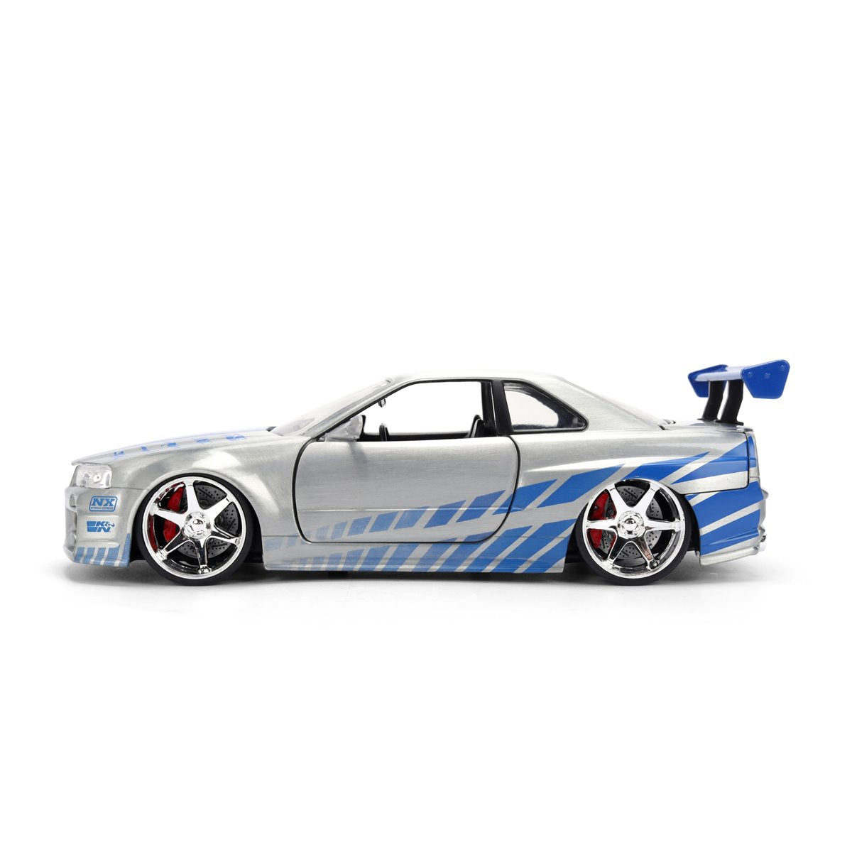 Fast and the Furious 25th Anniversary Brian's Nissan Skyline GT-R R34 1:24 Scale Die-Cast Metal Vehicle