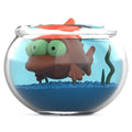 The Simpsons Blinky in Fish Bowl 5 1/2-Inch Vinyl Art Figure