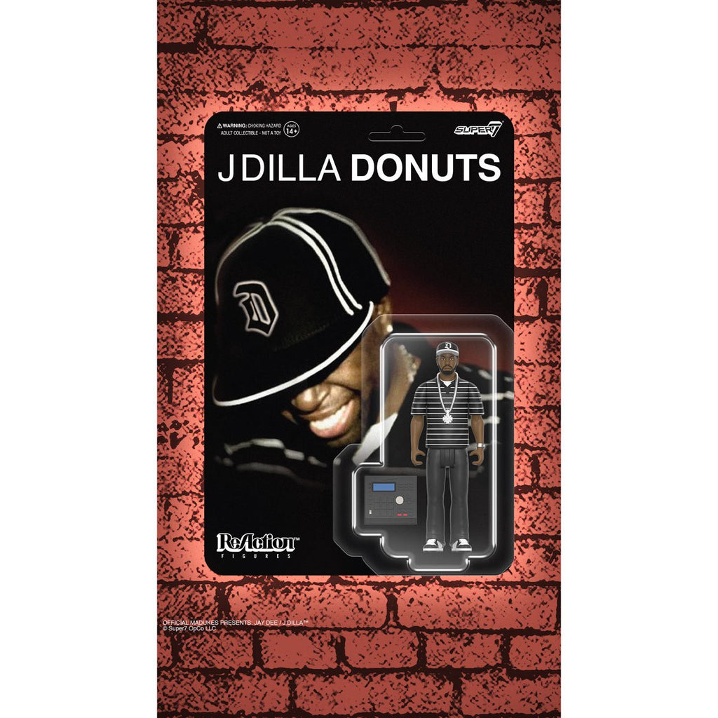 J Dilla (Donuts Smile Album Cover) 3 3/4-Inch ReAction Figure