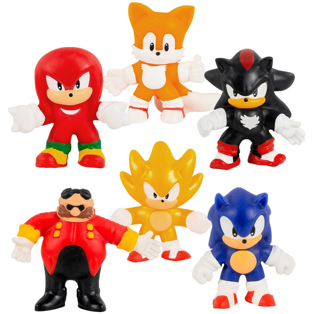 Sonic Heroes Of Goo Jit Zu Series 3 Mini-Figure 6-Pack