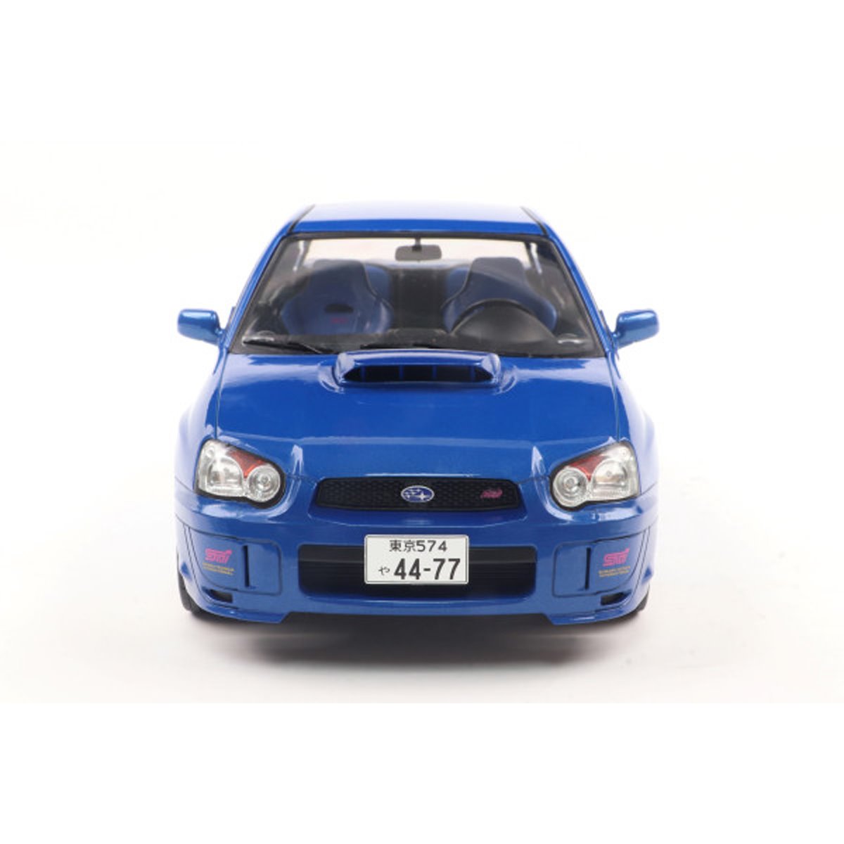 2003 Subaru Impreza WRX STI Sonic Blue 1:18 Scale Die-Cast Metal Vehicle