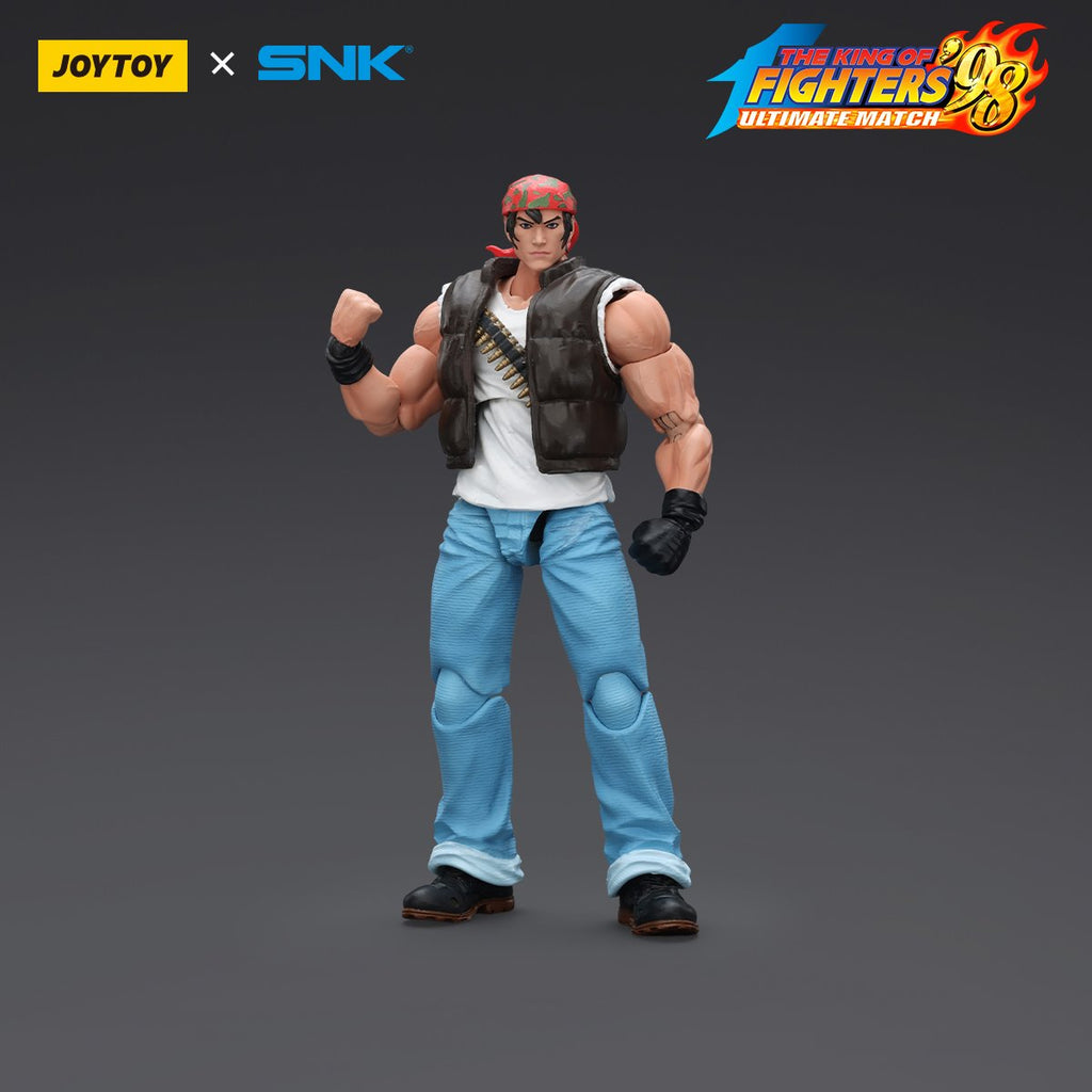 Joy Toy King of Fighters '98 Ultimate Match Ikari Warriors Team Ralf Jones 1:18 Scale Action Figure