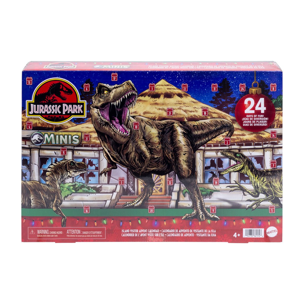 Jurassic Park Minis Island Visitor Advent Calendar