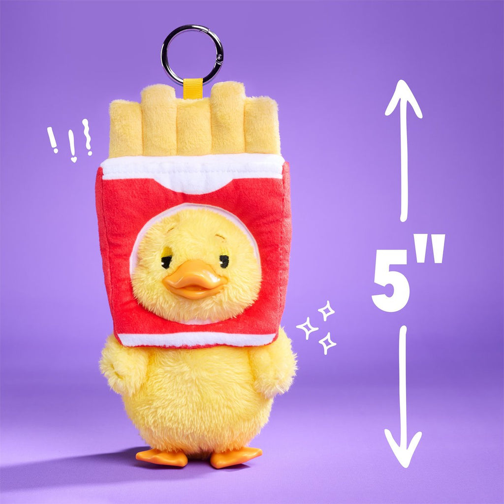 Duckalooz Snack Quacks Clip-On Blind-Box Plush Case of 8